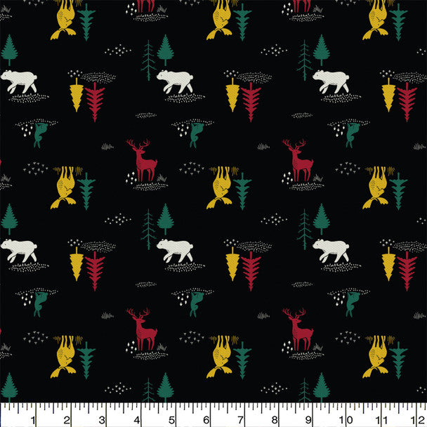 Fat Quarter Bundle:  Hudson Animals Elk