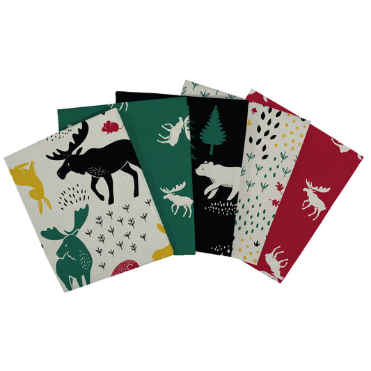 Fat Quarter Bundle:  Hudson Animals Elk