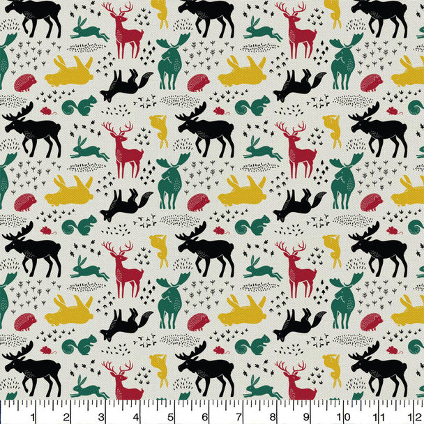 Fat Quarter Bundle:  Hudson Animals Elk