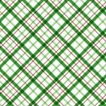 Michael Miller Grandma's Christmas Wish Yuletide Plaid Green DC9591