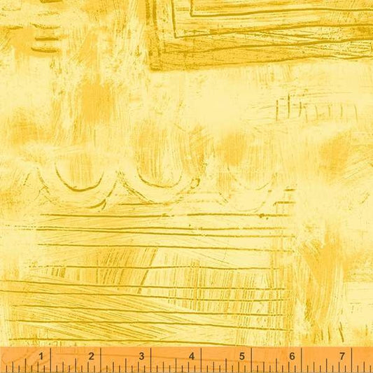 Windham Colorwash Scribble Honey Yellow 53120-5