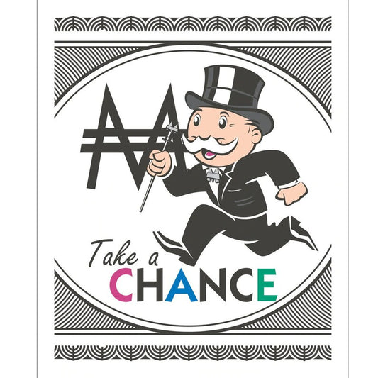 Camelot Hasbro Monopoly Take A Chance Mr Monopoly Panel