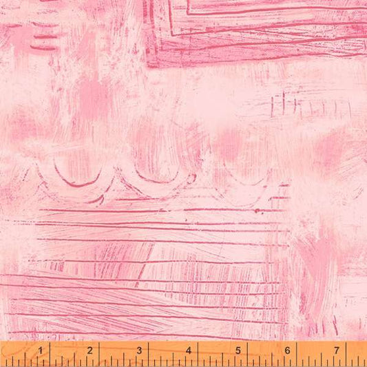 Windham Colorwash Scribble Pink 53120-3