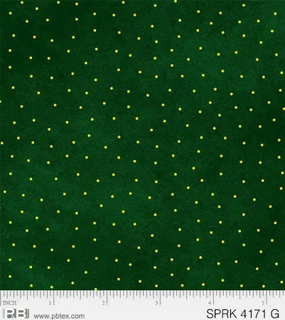 P&B Textiles Sparkle Suede II Green 04171-G