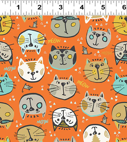 Clothworks Keyboard Cats Y3433-36 Orange – Fabric 4 Fun LLC