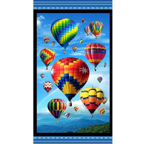 Elizabeth's Studio Up In The Air Hot Air Balloon Panel