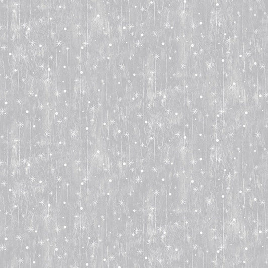 Benartex Jolly Lane Snowflake Gray 13583