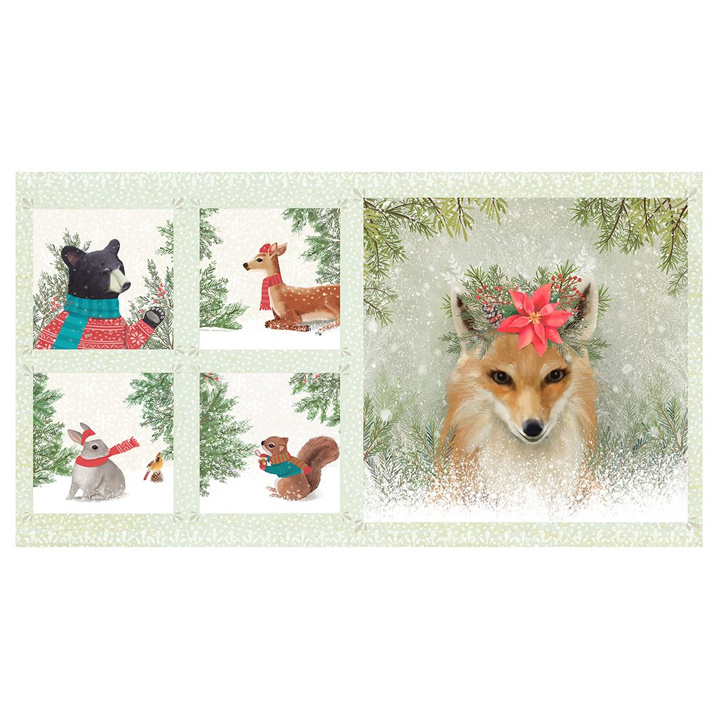 Clothworks Enchanted Woodland Y3259-55 Multi Panel