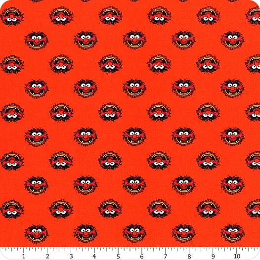 Camelot Fabrics Disney The Muppets Animal Red 85320104