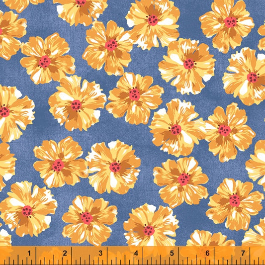 Windham Sadie Flower Heads Cornflower Blue 52490-7