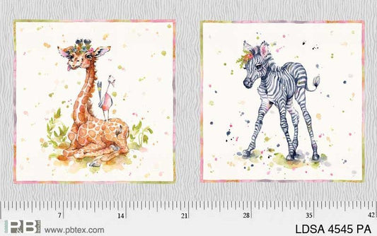 P&B Textiles Little Darlings Safari Panel