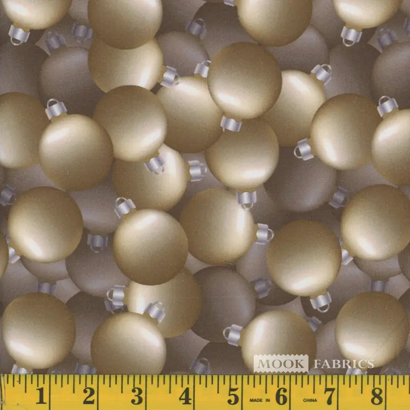 Mook Christmas Baubles Gold 122161