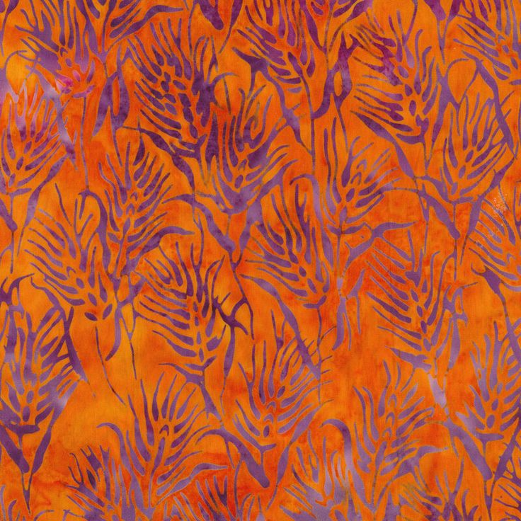 Island Batik Farm Fresh Dreamsicle 122021202  Orange Purple