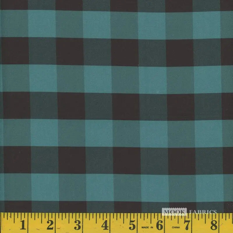 Mook Buffalo Plaid Forest Teal 112254