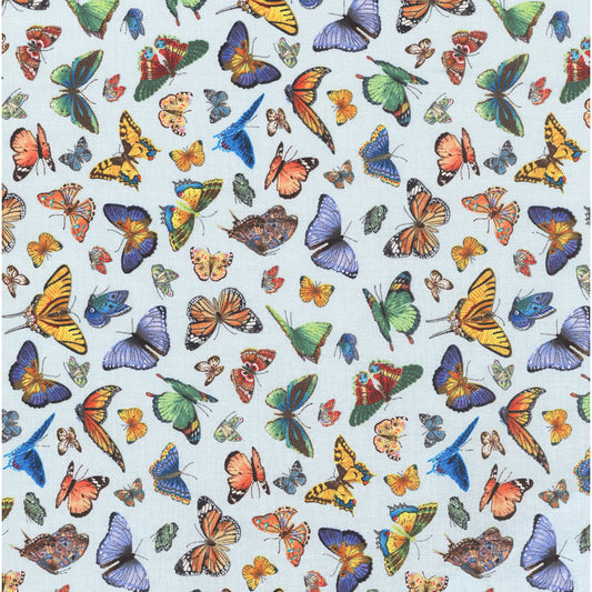 Elizabeth's Studio Delicate Creation Butterflies Blue 34003