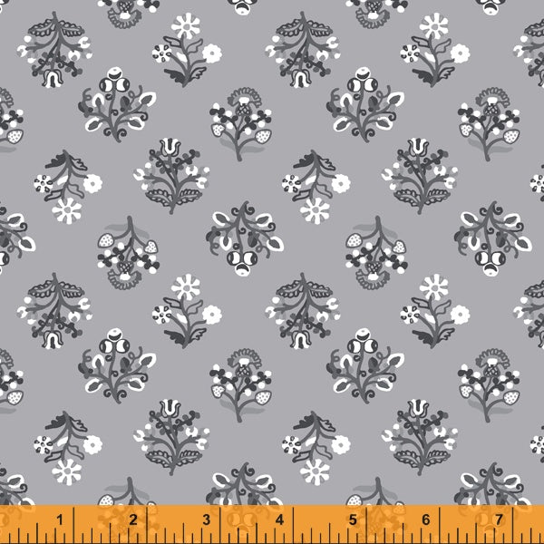 Windham Isobel Embroidery Gray 52981-2