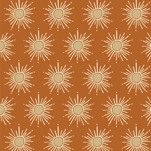 Art Gallery Fabrics Gloria Gleaming Sun Copper in Rayon R-44307