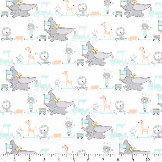 Camelot Fabrics Dumbo My Little Circus Dumbo Toy Parade 851060303-01