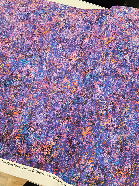 QT Fabrics Multi Colored (purple) by Dan Morris