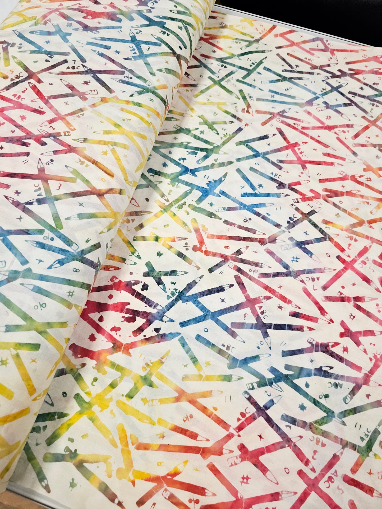 Anthology Batik Colored Pencils on White