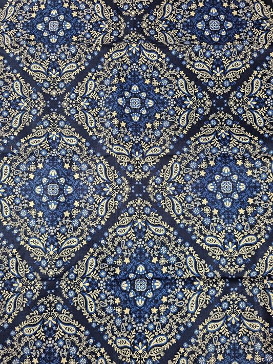 Blue Bandana (1 yard PRE-CUT)