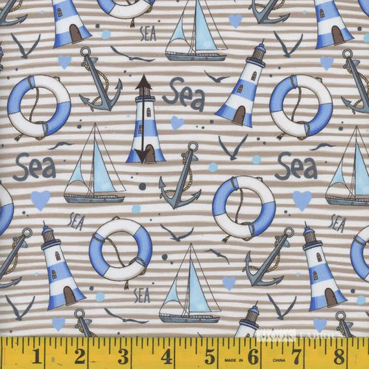 Mook Sea Life Nautical Blue 114749