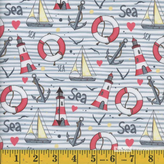 Mook Sea Life Nautical Red 114750