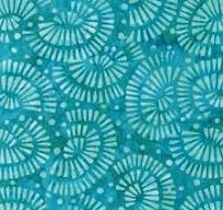 Benartex Bali Batik Palettes Rainforest Mosaic Teal