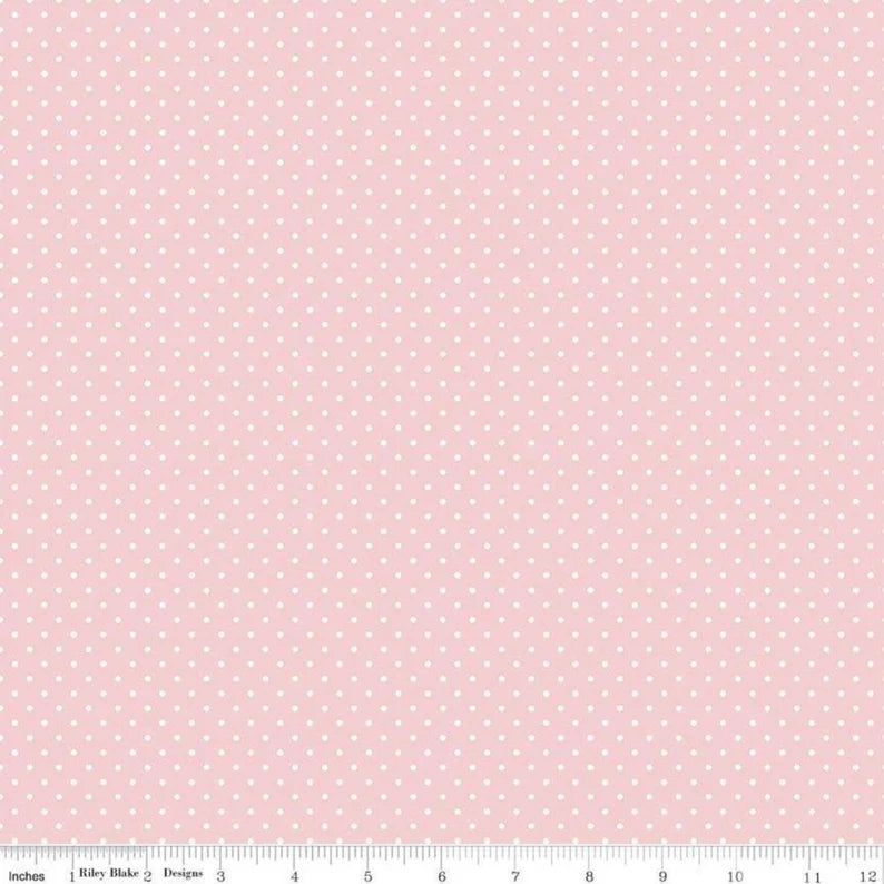 Riley Blake Swiss Dots C670 Baby Pink