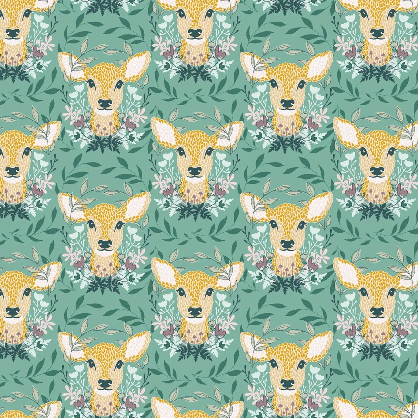 Riley Blake Harmony Oh Deer Seafoam C11091