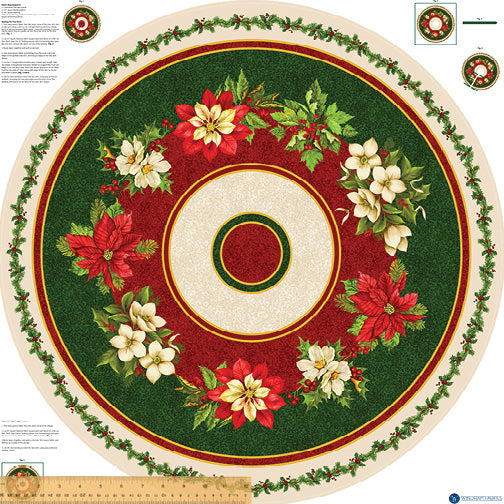 Windham Home For The Holidays Tree Skirt Panel