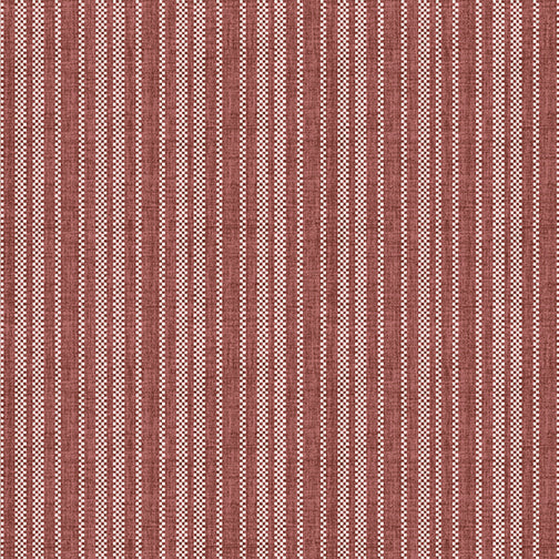 Benartex English Autumn Stripe Ruby 9449