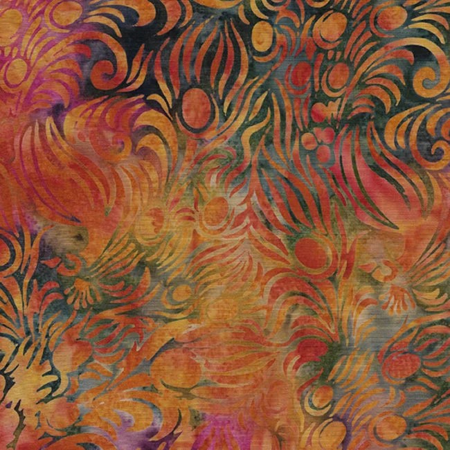 Island Batik Peacock Plumes Aurora 112129905