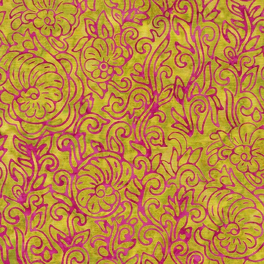 Island Batik Melody Nautilus Vine Chartreuse 522004651