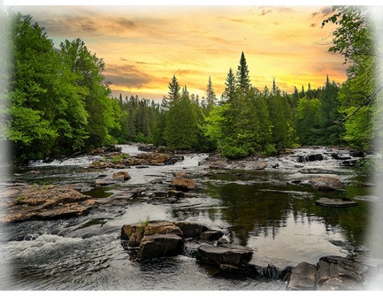 Hoffman Call Of The Wild Earth Scenic River Panel