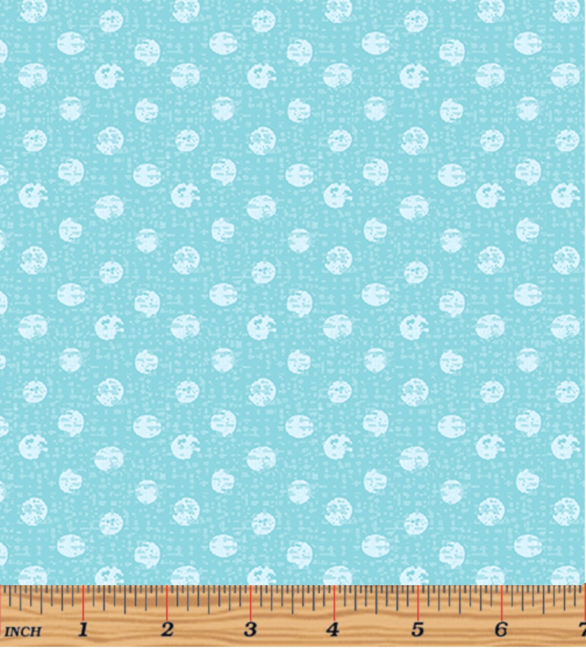 Benartex Safari Textured Dots Turquoise 09898-84