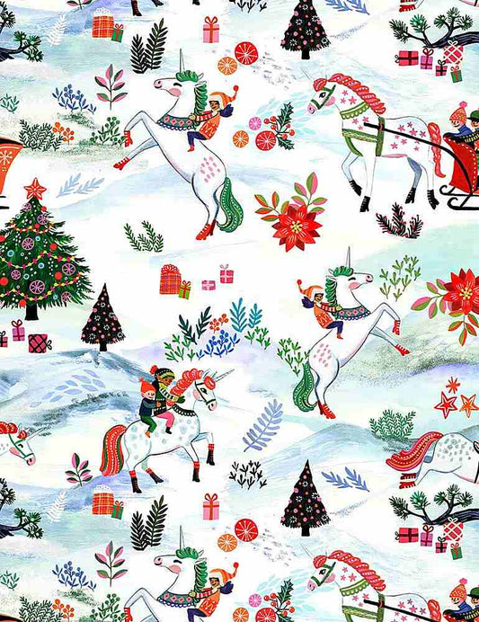 Dear Stella Holiday Unicorns STELLA-DMB2229 Multi