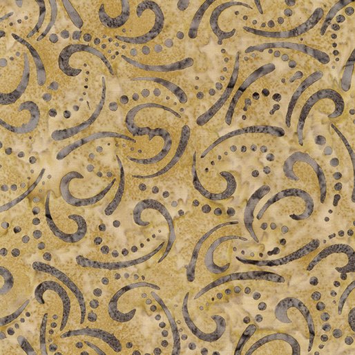 Benartex Batik Bali Elements Wind Amber 13707-33