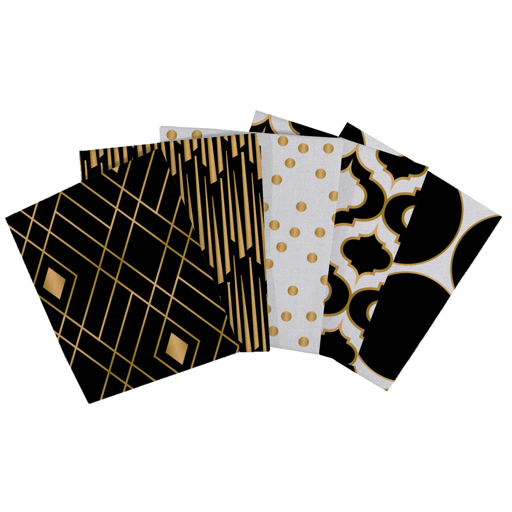 Fat Quarter Bundle:  Eve Nightfall Black