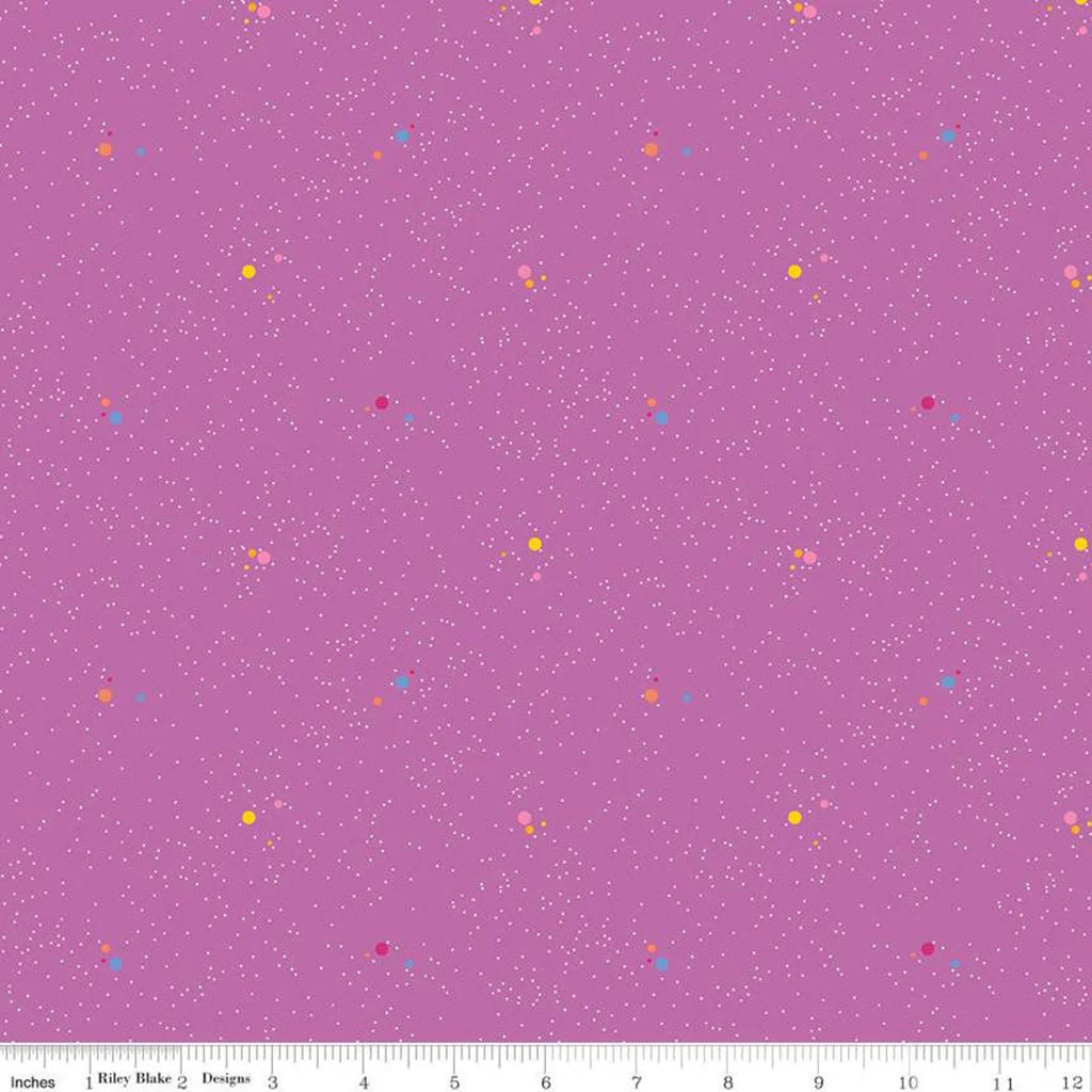 Riley Blake Colour Wall Dots Violet C11592