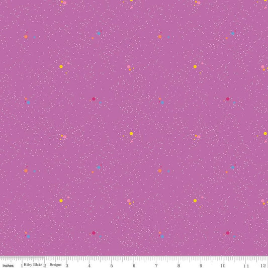 Riley Blake Colour Wall Dots Violet C11592