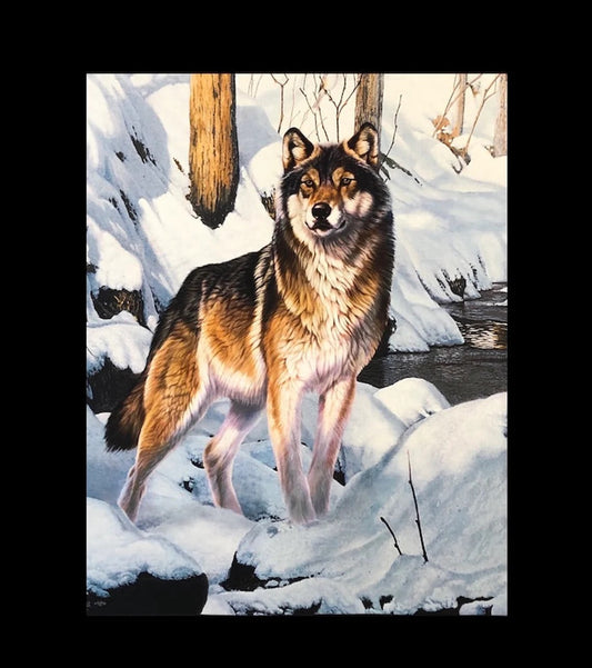 Windham Panel Snow Wolf One Of A Kind