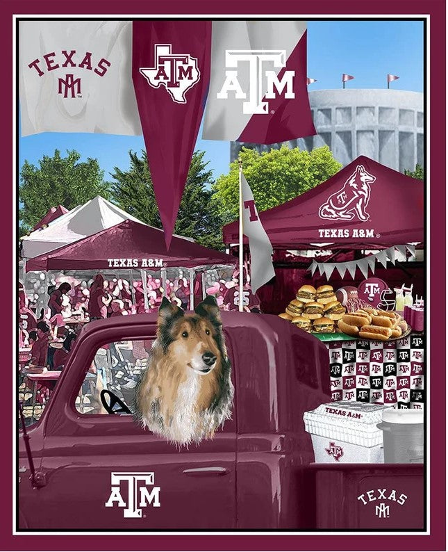 Panel Texas A&M Tailgating Mascot