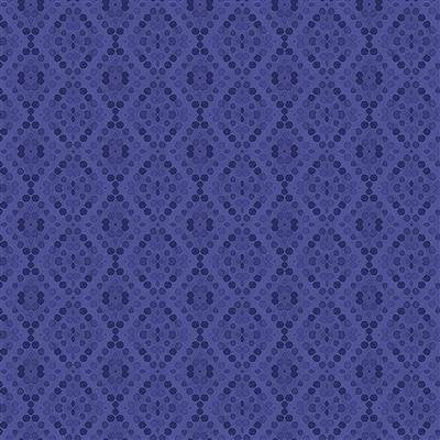 Clothworks Painted Patchwork Geo Tonal Purple