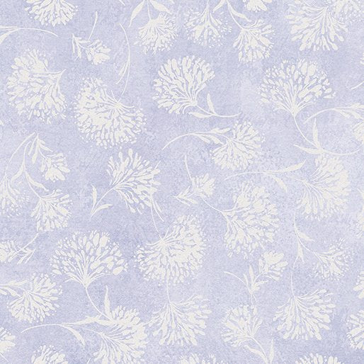 Benartex Shimmering Twilight Shimmery Dandelions Periwinkle 12507P-51