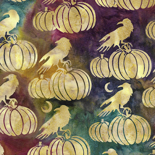 Island Batik Pumpkin Spice Pumpkin Raven Beaujolais 122120900