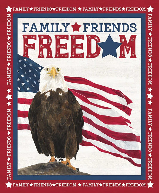 Riley Blake Let Freedom Soar Family, Friends, & Freedom 36" Panel