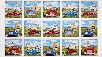 Elizabeth's Studio American Spirit Truck / Barn 24" Panel