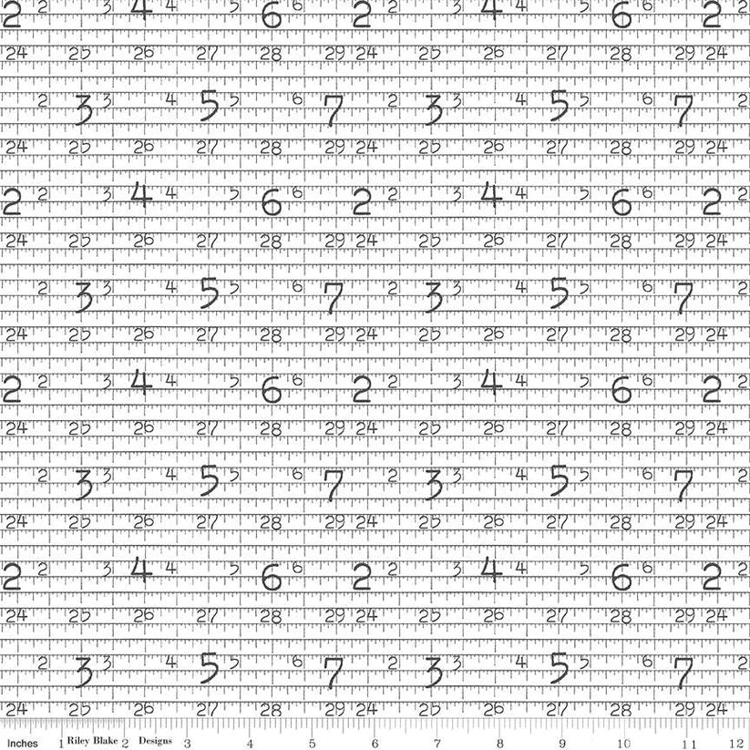 Riley Blake Hush Hush Measure Twice C11172