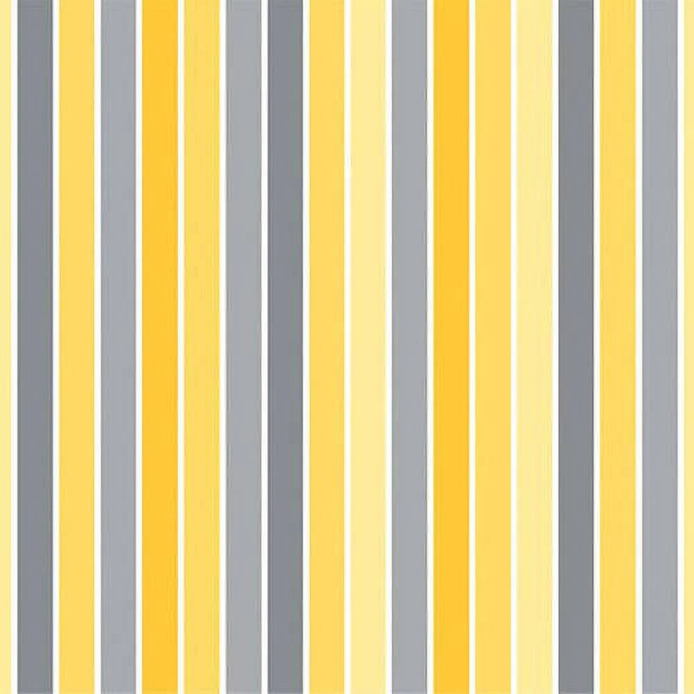 $5/yard  $35/8 yard BOLT Gray, Yellow, White Stripes